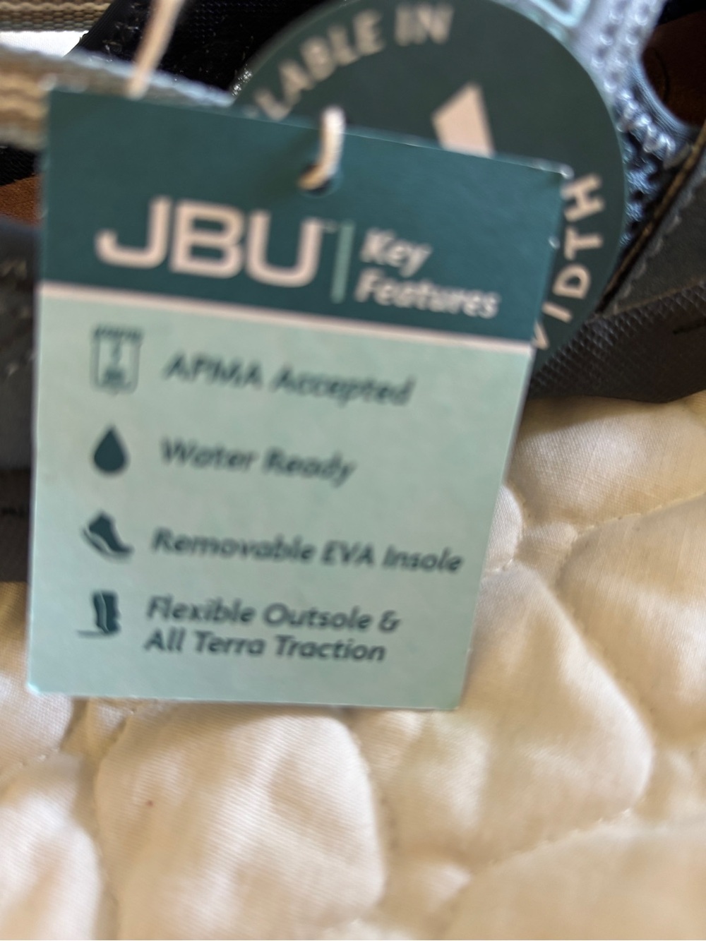 JBU Blue and Black Water-Ready Sandal - Picture 3 of 8